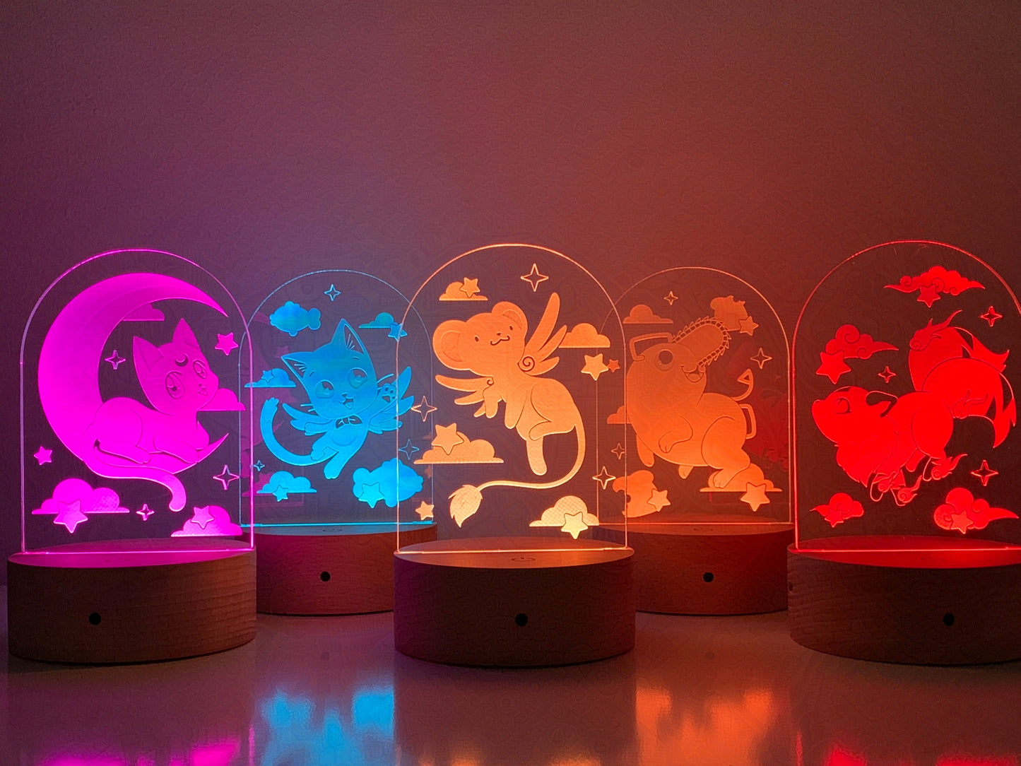 'Nekomata' Anime Night Light